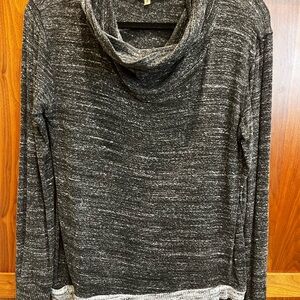 Laila Jayde Charcoal Cowl Neck Sweater